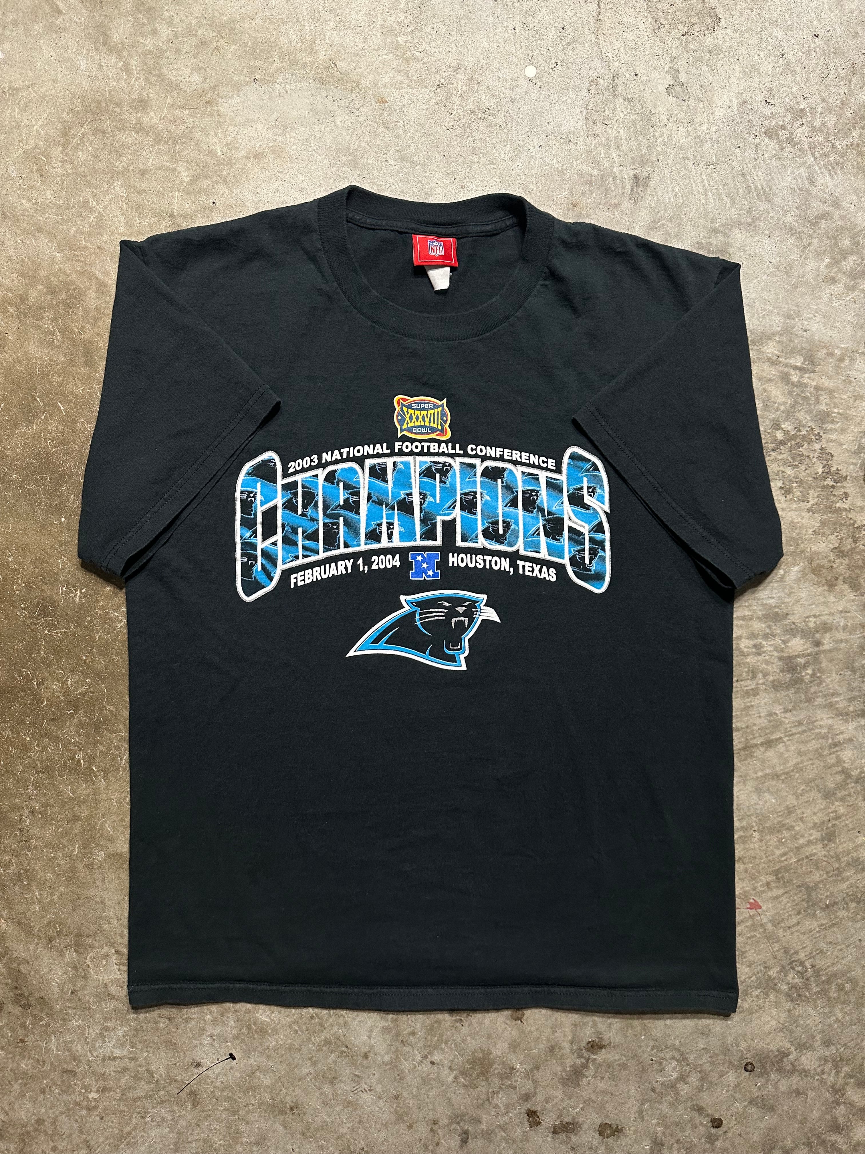 Vintage Carolina Panthers 2003 NFC Champs Tee (Large) – Chubba Vintage