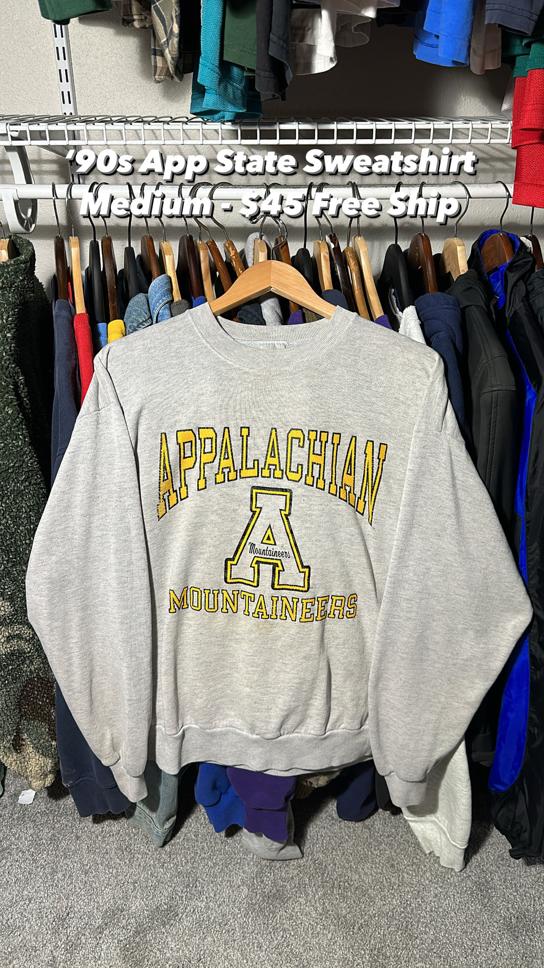 Vintage App State Sweatshirt