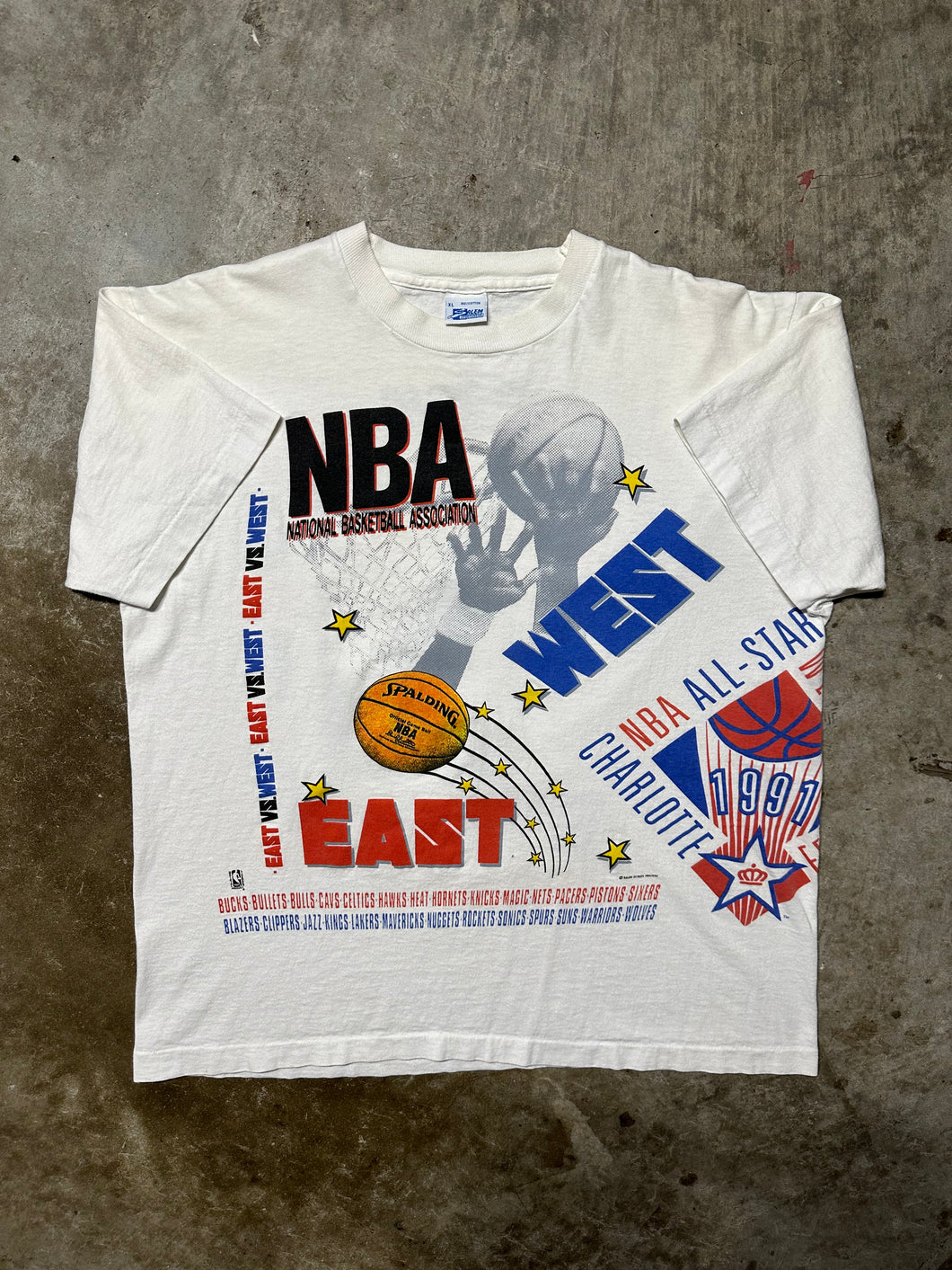 Vintage Charlotte All Star Game Aerial Assault Salem Tee (L/XL)