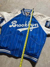 Load image into Gallery viewer, Vintage 90s Brooklyn Dodgers Pinstriped Cooperstown Mirage Jacket (Large)
