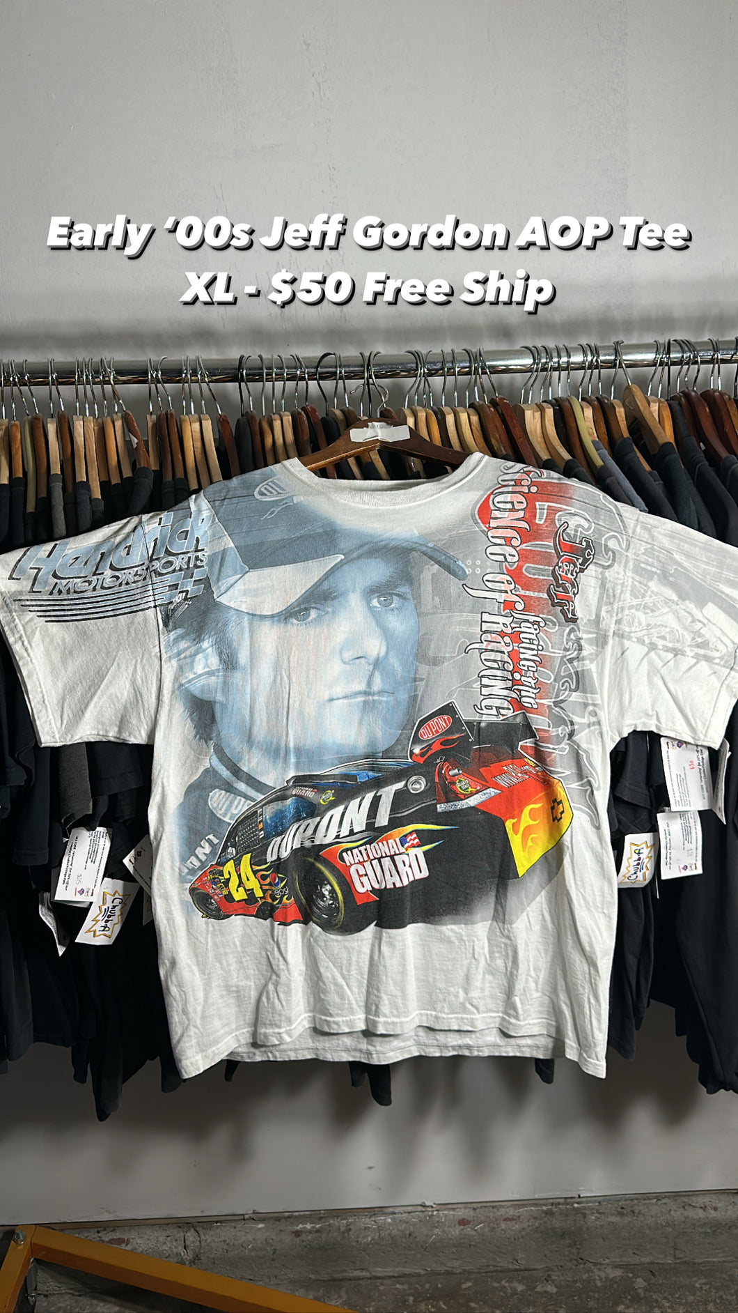 Vintage Jeff Gordon AOP Tee