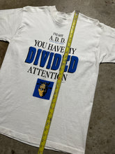 Load image into Gallery viewer, Vintage Divided Attention Parody Wordplay Tee (Medium)
