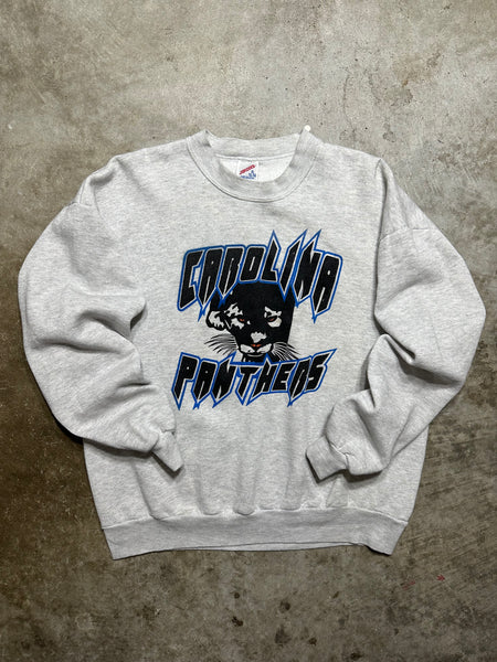 Vintage Carolina Panthers Crewneck Sweatshirt Logo Athletic 