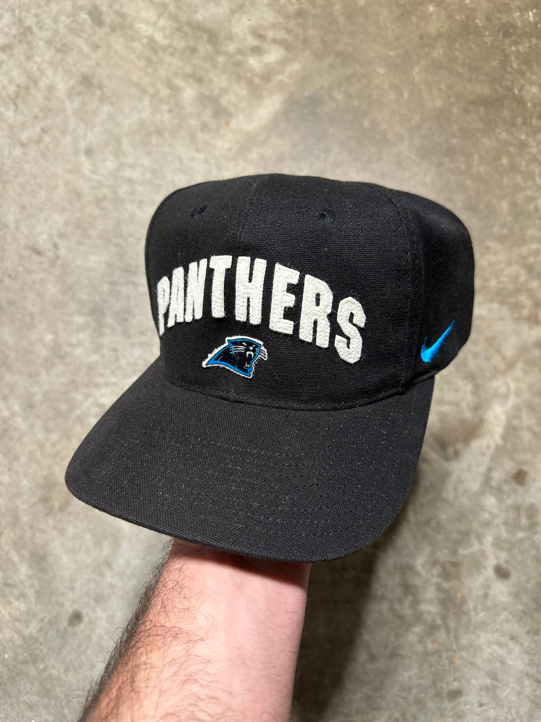 Vintage Carolina Panthers Nike 90s NFL Hat