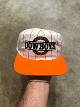 Load image into Gallery viewer, Vintage Oklahoma State Cowboys Pinstripe SnapBack Hat
