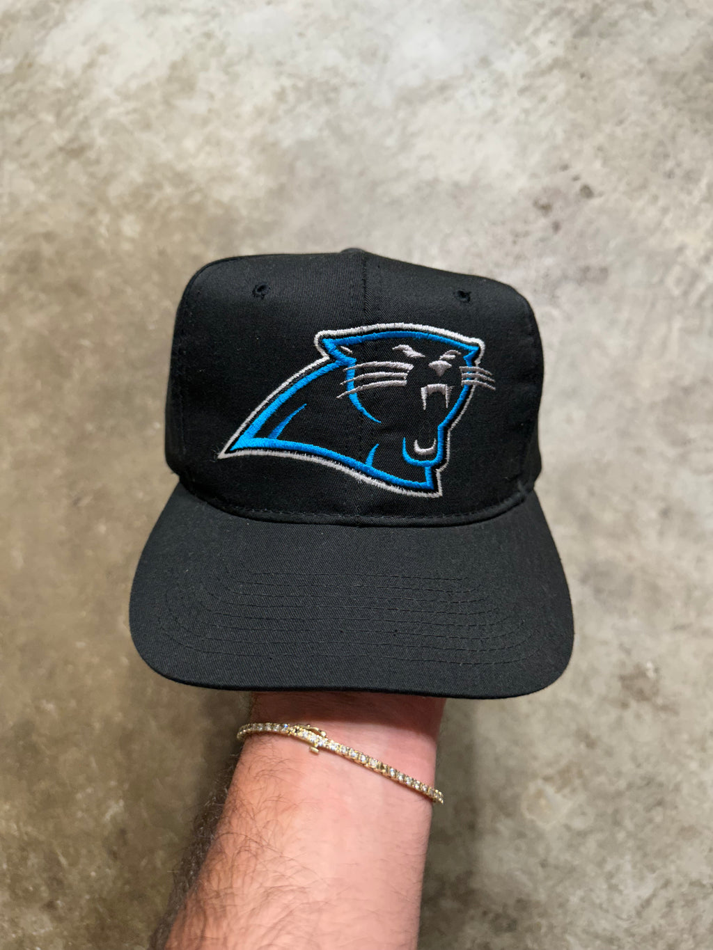 Carolina Panthers Snapback Hat – Script – Vintage – Sports