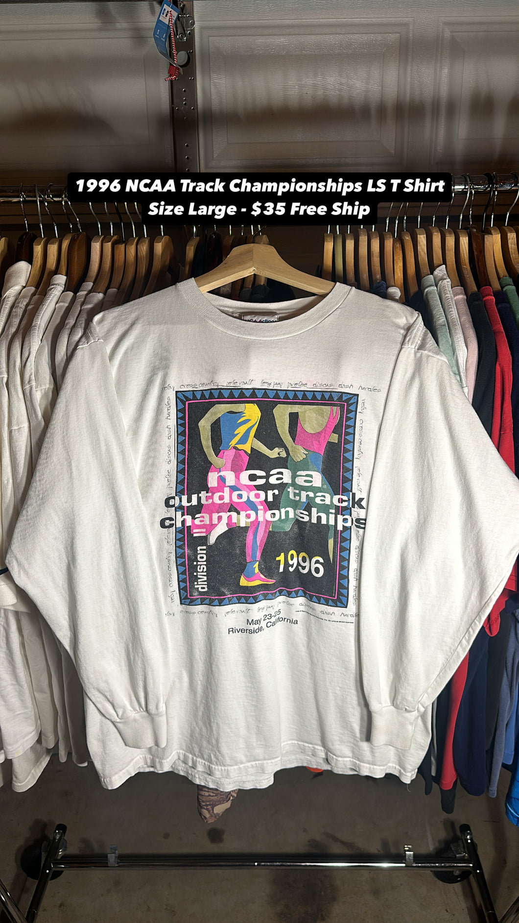 Vintage NCAA Track Championships T Shirt