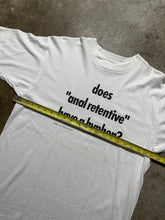 Load image into Gallery viewer, Vintage Anal Retentive Parody 1992 Wordplay Tee (Large)
