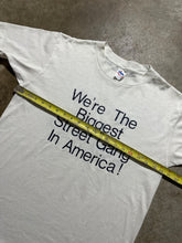 Load image into Gallery viewer, Vintage Biggest Street Gang in America Police Wordplay Tee (M/L)
