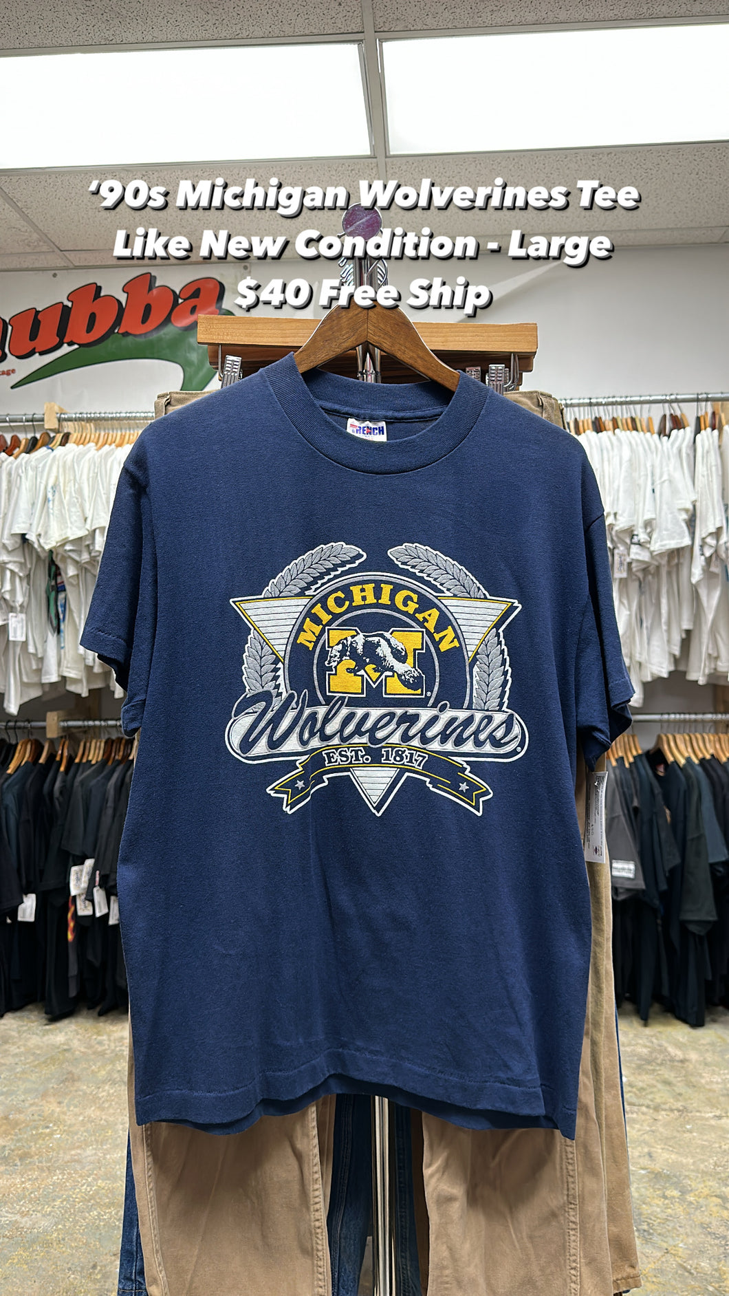 Vintage Michigan Wolverines Tee