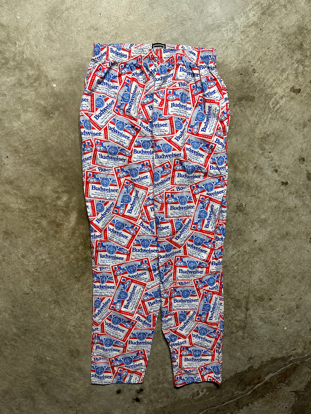 Vintage Budweiser 90s Made in USA Lounge Pants (Medium)