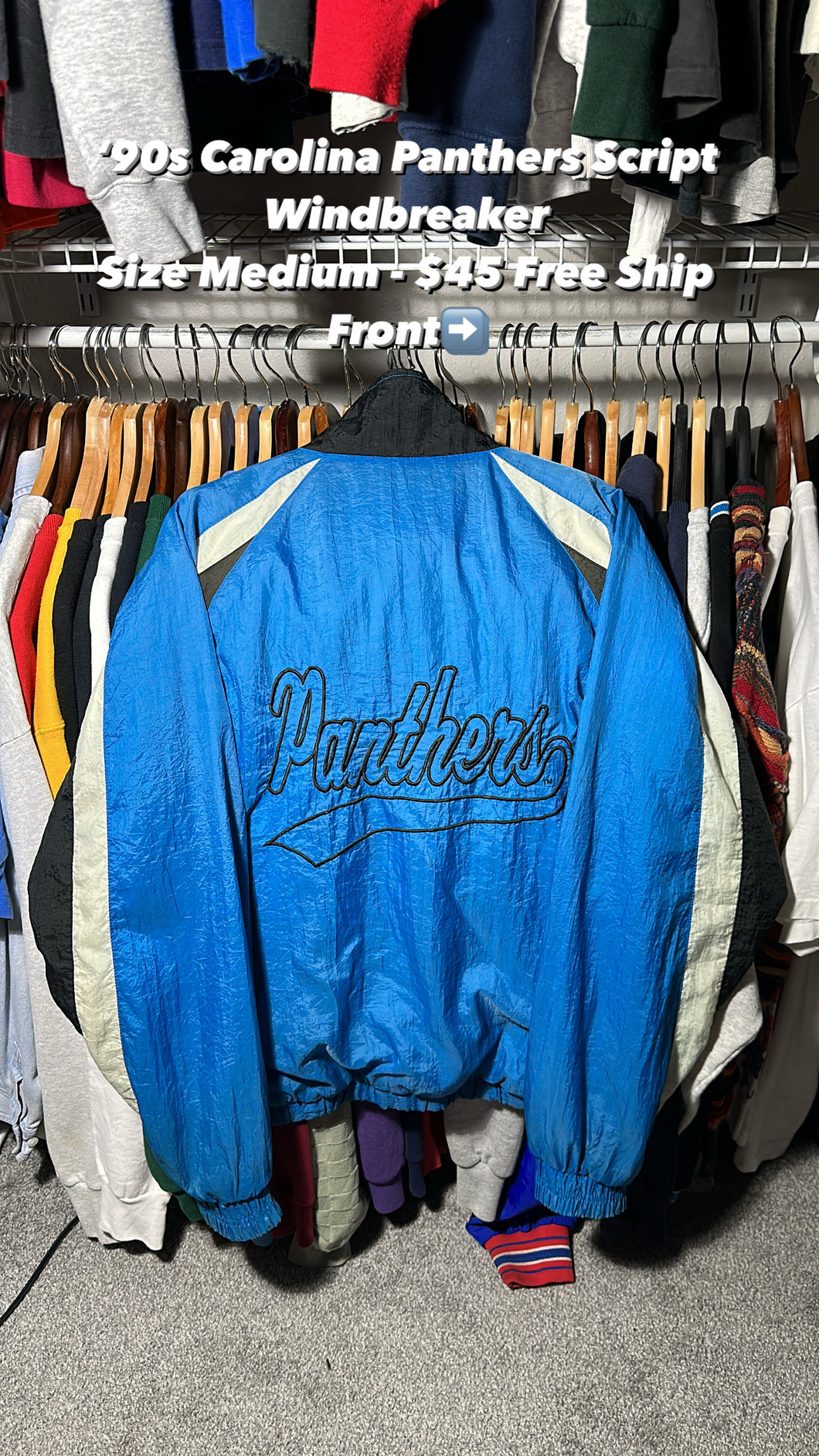 Vintage Panthers Windbreaker + Co Ed Naked Racing Tee