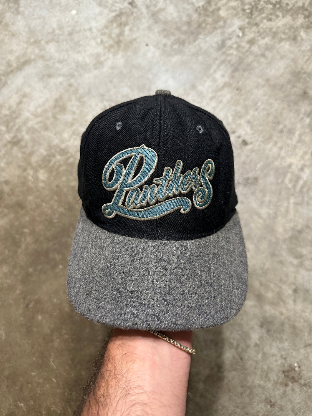 Vintage Carolina Panthers Nutmeg American Needle SnapBack Hat