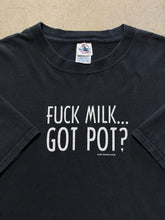 Load image into Gallery viewer, Vintage Fuck Milk Got Pot 1998 Fashion Victim T-Shirt (XL)
