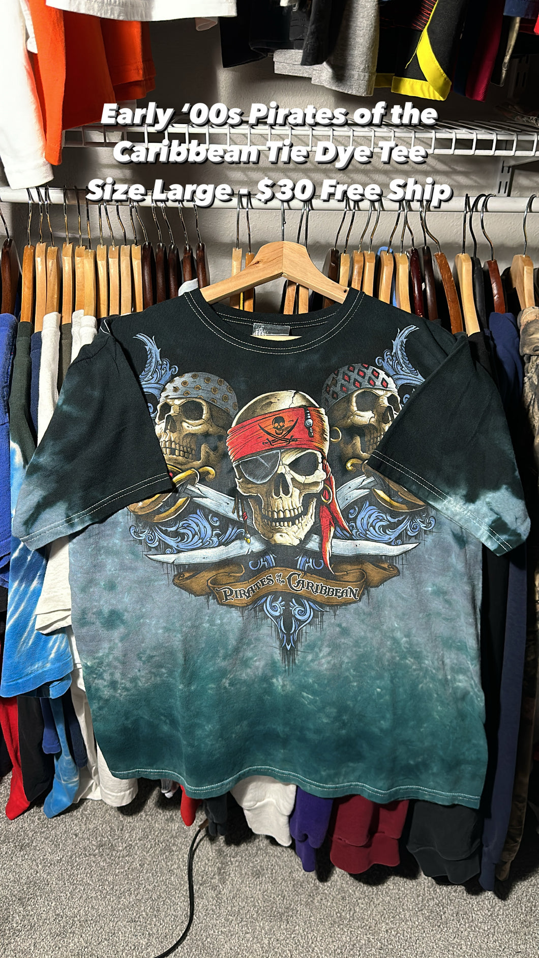 Vintage Pirates of the Caribbean Tee