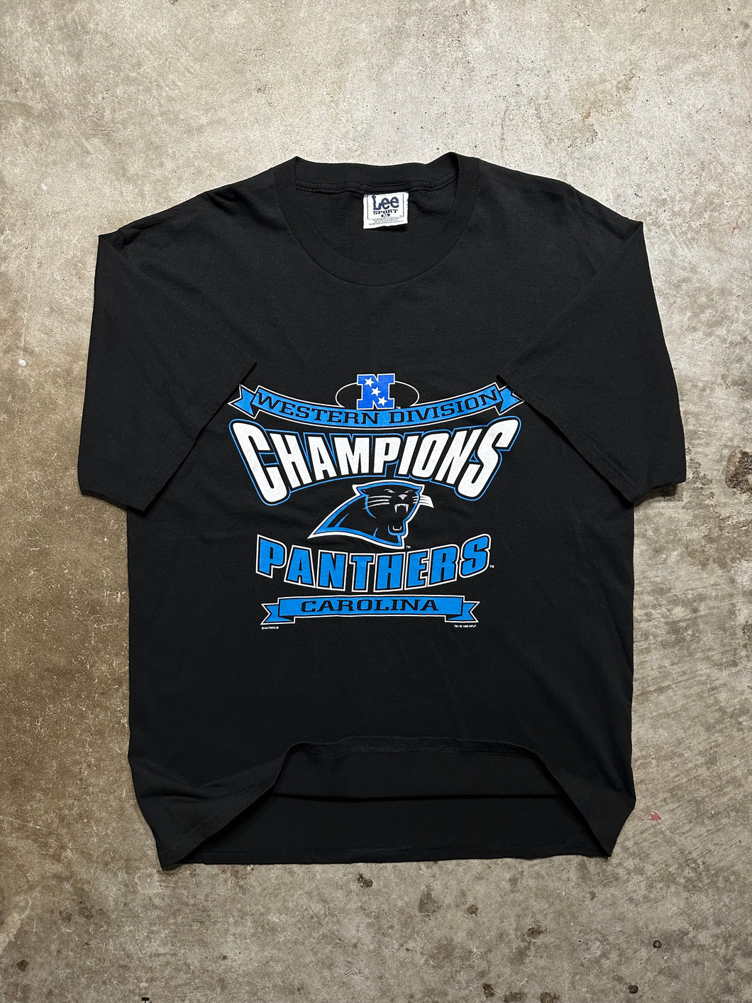 Vintage Carolina Panthers 1996 NFC West Champs Tee (XL)