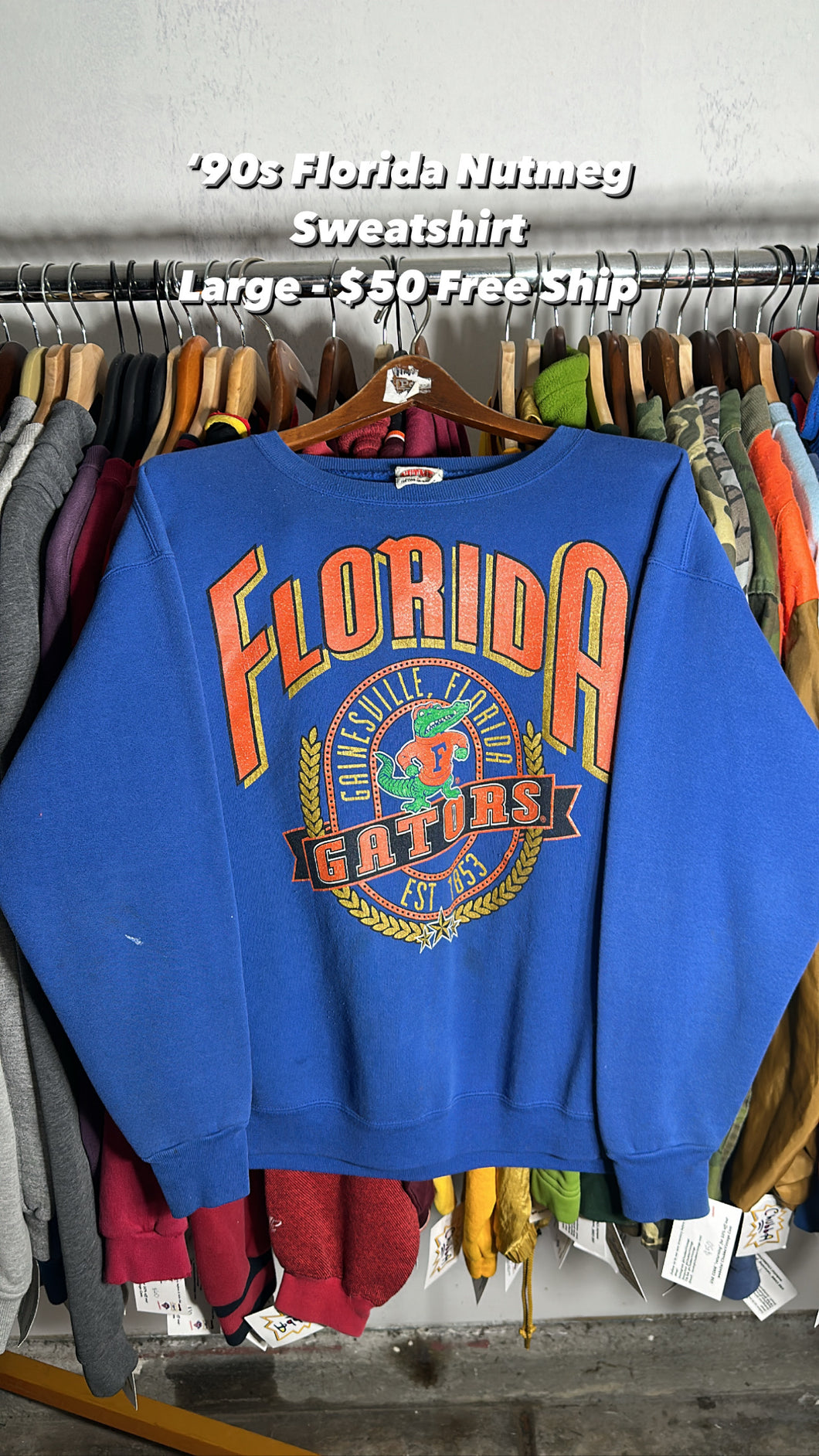Vintage Florida Gators Nutmeg Sweatshirt