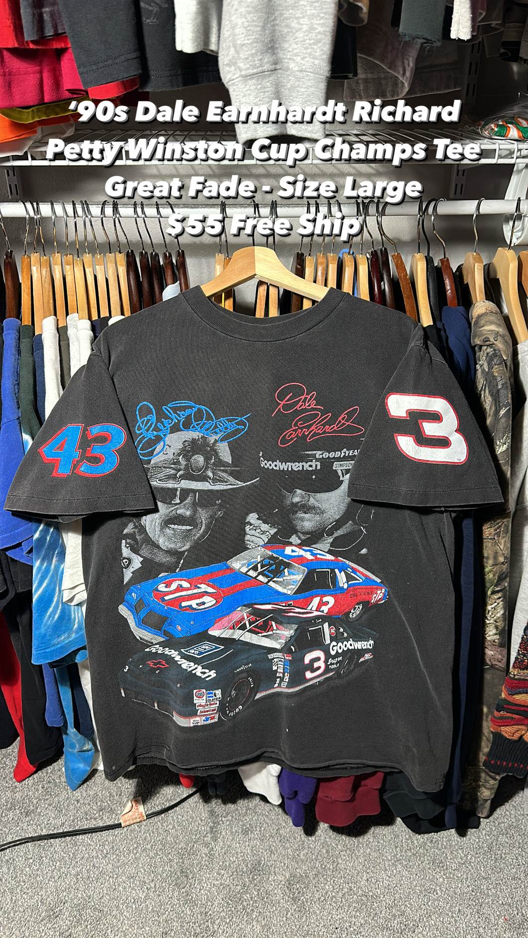 Vintage Dale Petty Winston Cup Tee