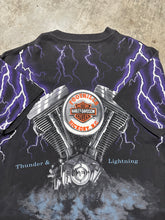 Load image into Gallery viewer, Vintage Harley Davidson Lightning AOP Tee (XL)
