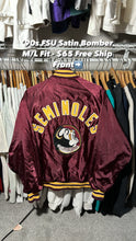 Load image into Gallery viewer, Vintage FSU Satin Jacket
