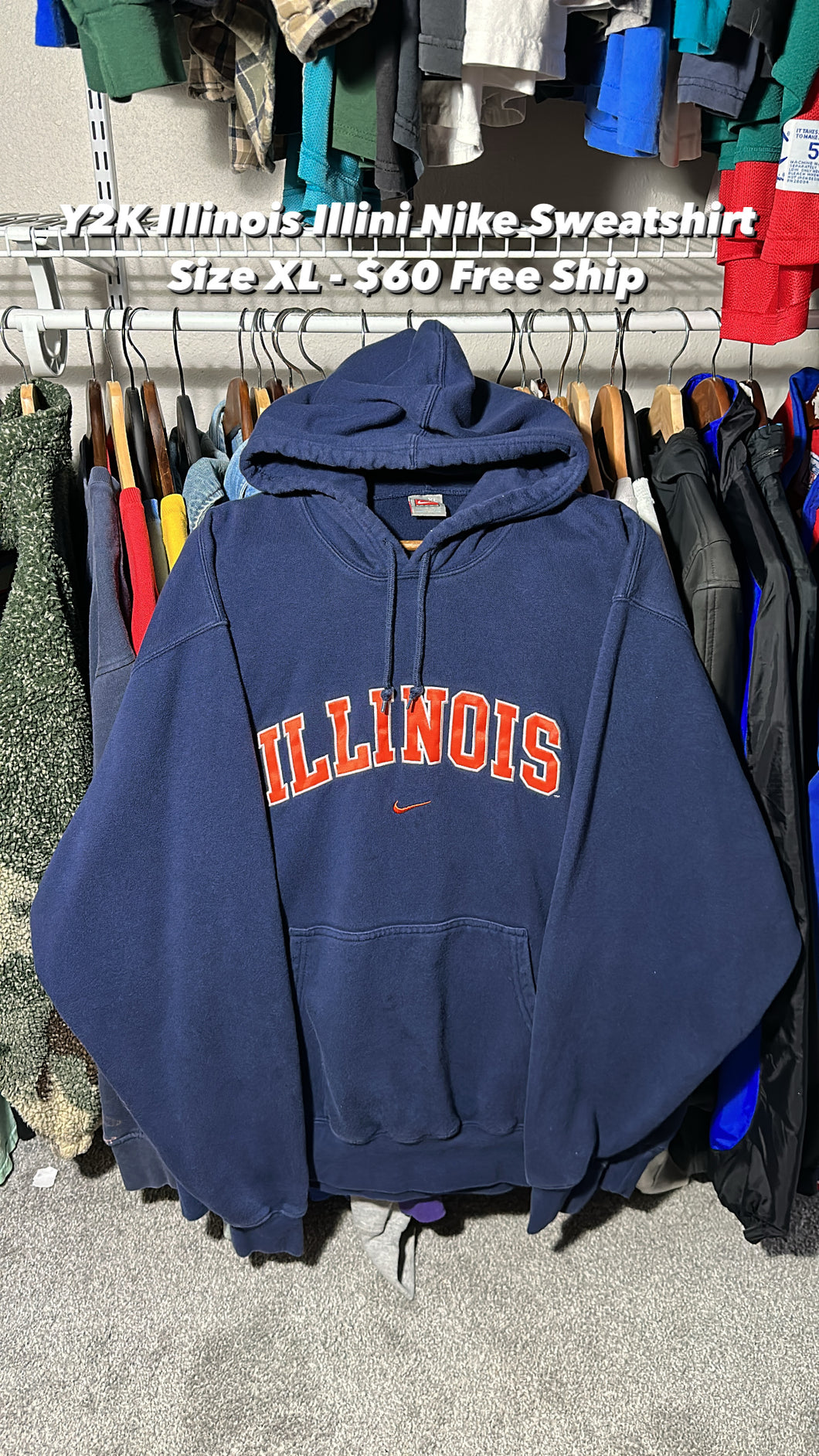 Vintage Nike Illinois Sweatshirt