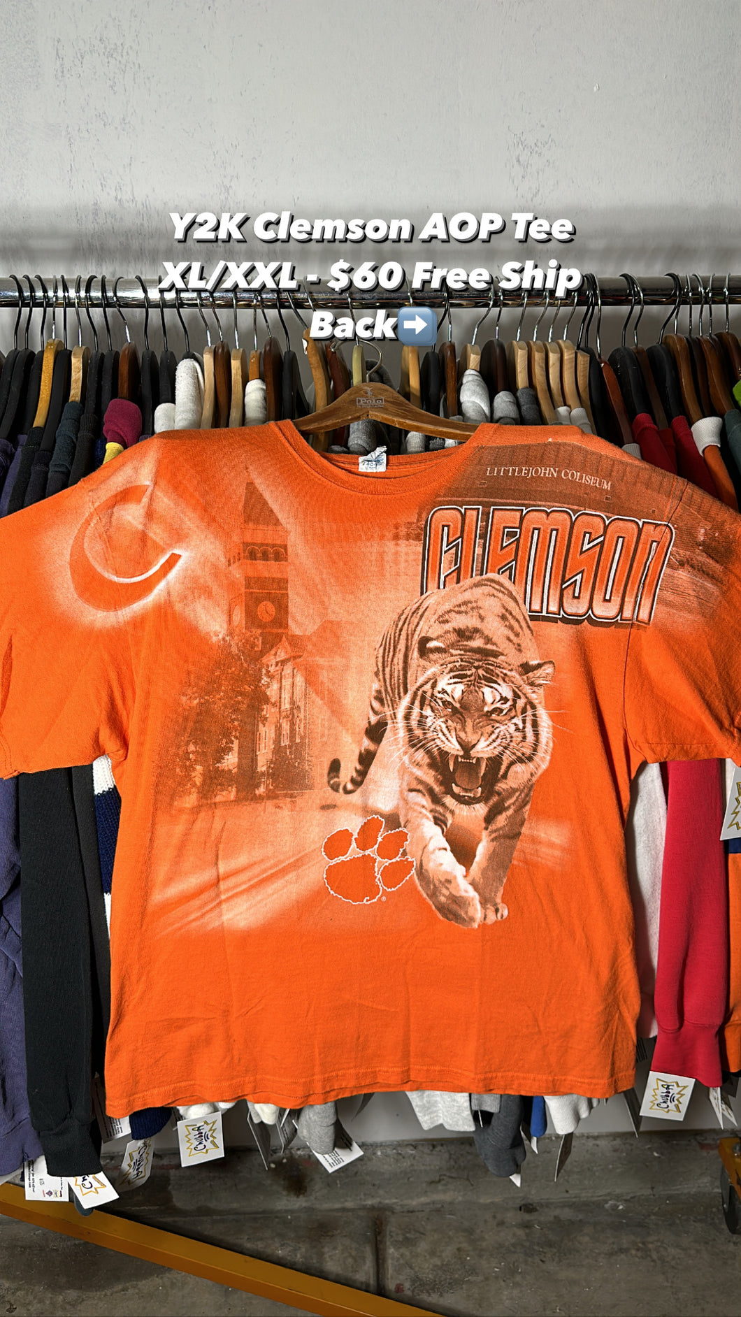 Vintage Clemson Tee