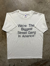 Load image into Gallery viewer, Vintage Biggest Street Gang in America Police Wordplay Tee (M/L)
