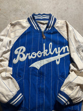 Load image into Gallery viewer, Vintage 90s Brooklyn Dodgers Pinstriped Cooperstown Mirage Jacket (Large)
