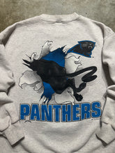 Load image into Gallery viewer, Vintage Carolina Panthers Nutmeg Breakthrough Sweatshirt (Medium)
