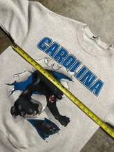 Load image into Gallery viewer, Vintage Carolina Panthers Nutmeg Breakthrough Sweatshirt (Medium)
