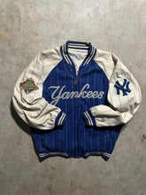 Load image into Gallery viewer, Vintage 1996 New York Yankees Pinstriped Reversible Mirage Jacket (Large)
