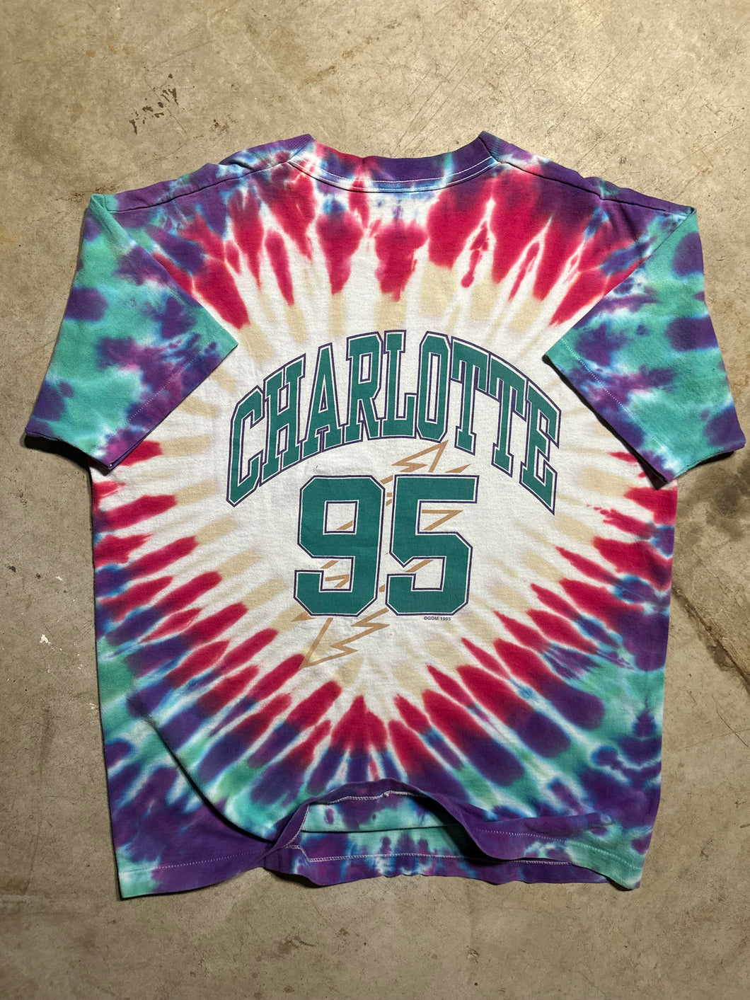 Vintage 1995 Grateful Dead Charlotte Basketball Concert T-Shirt (XL)