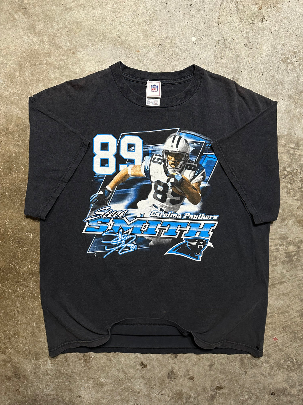 Vintage Carolina Panthers Steve Smith  Player Tee (Boxy XL)