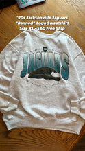 Load image into Gallery viewer, Vintage Jags Banned Logo Sweatshirt + Stars Tee
