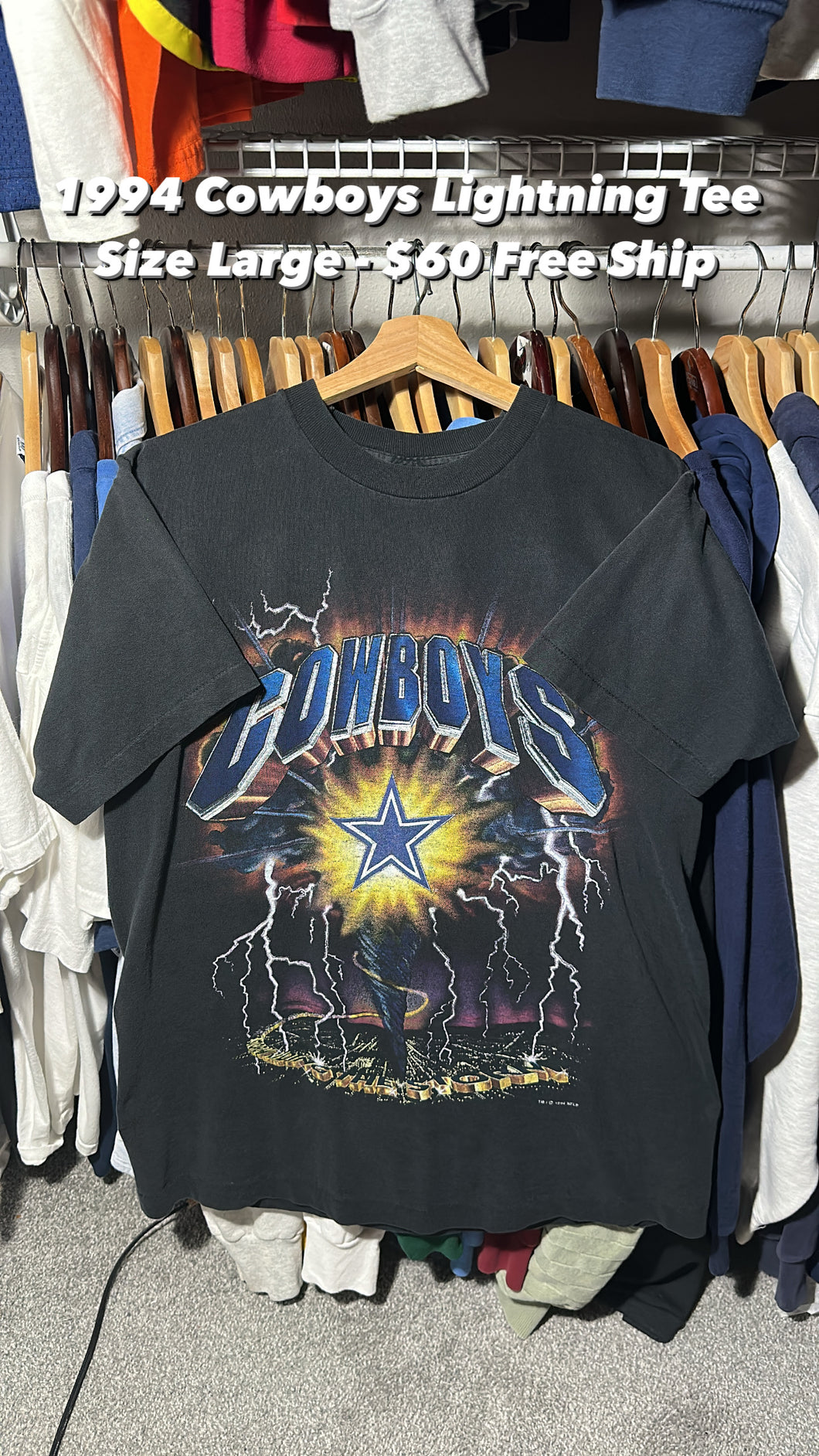 Vintage Cowboys Salem Lightning Tee