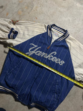 Load image into Gallery viewer, Vintage 1996 New York Yankees Pinstriped Reversible Mirage Jacket (Large)
