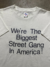 Load image into Gallery viewer, Vintage Biggest Street Gang in America Police Wordplay Tee (M/L)
