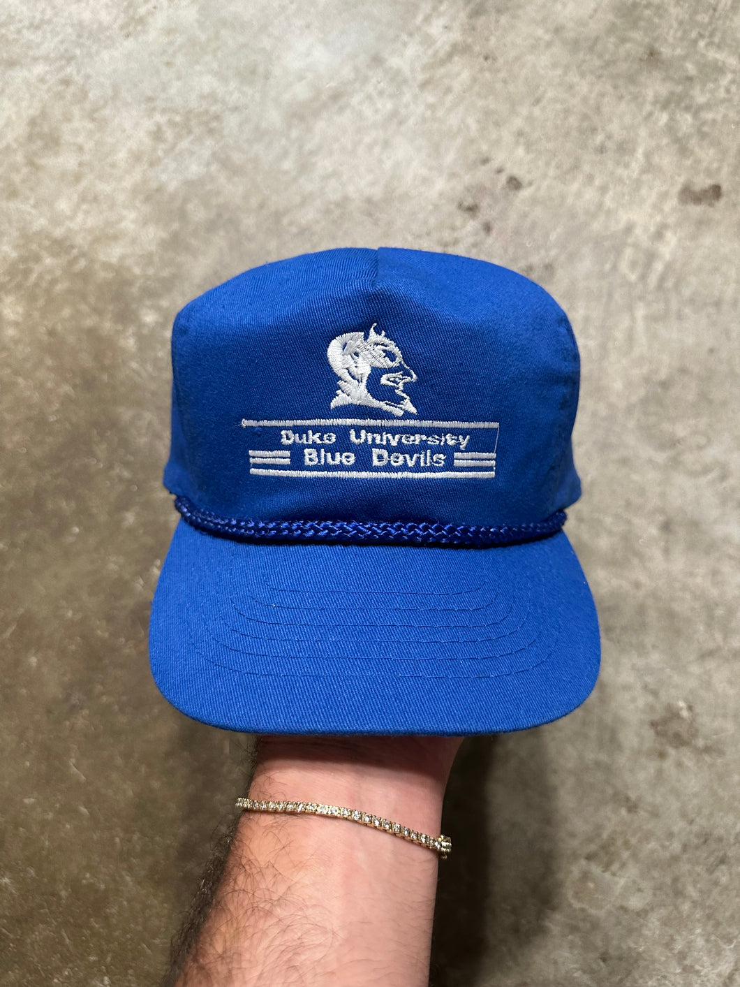 Vintage Duke University Blue Devils Rope Snapback Hat