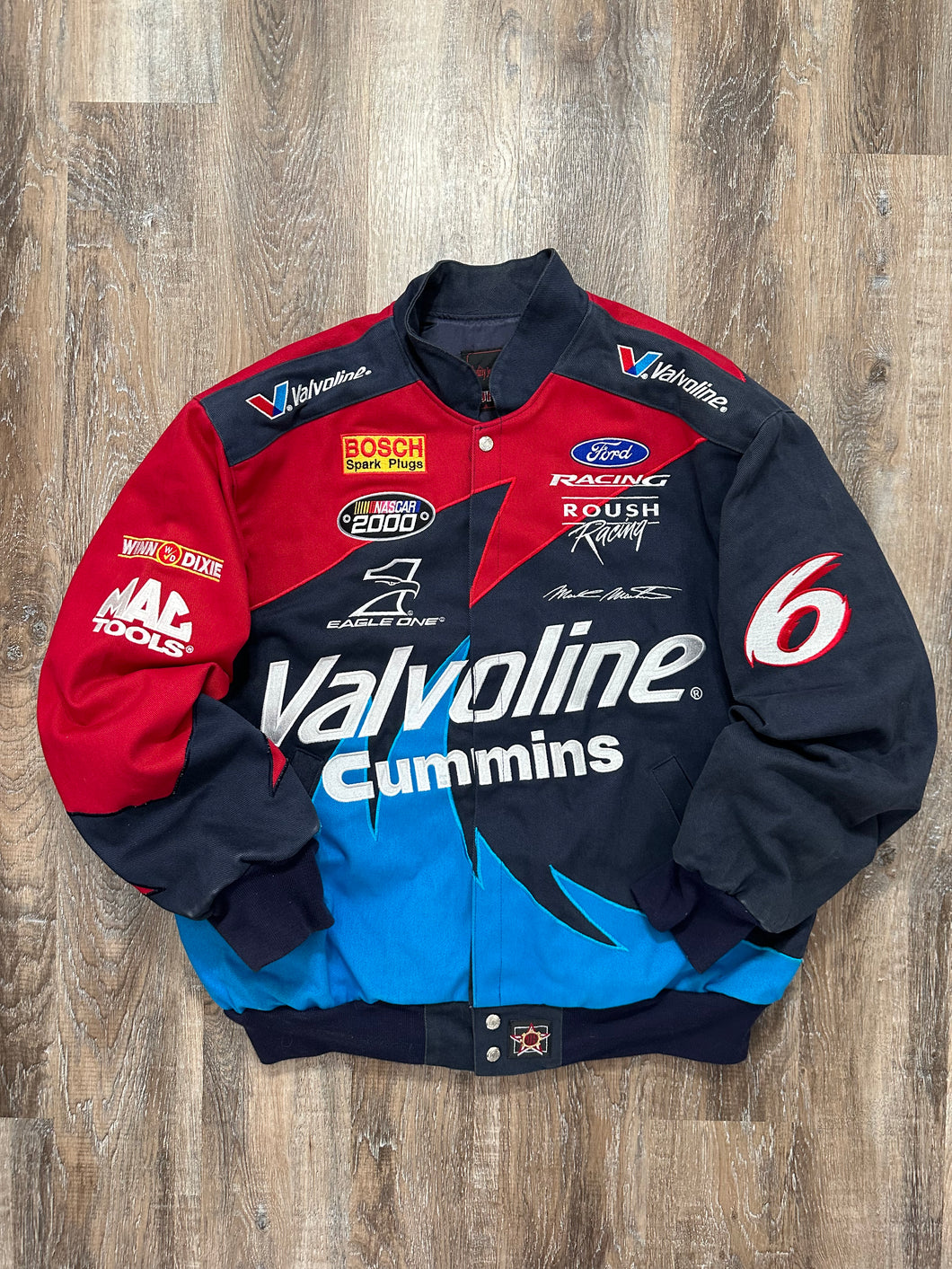 Vintage Valvoline NASCAR Jeff Hamilton Racing Jacket (XL)