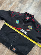 Load image into Gallery viewer, Vintage Dale Earnhardt Jr Jeff Hamilton Cropped Racing Jacket (Small)
