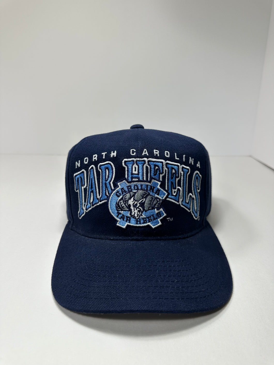 Vintage UNC North Carolina Tar Heels Starter Arch Script 1990s SnapBack Hat