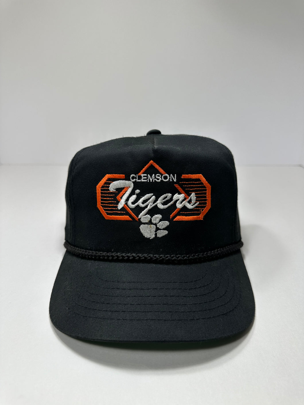 Vintage Clemson Tigers 1990s Rope Leatherback Hat