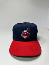 Load image into Gallery viewer, Vintage Cleveland Indians 1990s MLB SnapBack Hat
