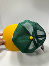 Load image into Gallery viewer, Vintage Oakland A’s Two Tone Half Mesh 1990s SnapBack Hat
