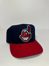 Load image into Gallery viewer, Vintage Cleveland Indians 1990s MLB Snapback Hat
