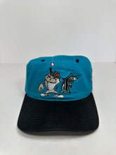 Load image into Gallery viewer, Vintage Florida Marlins Taz Looney Tunes 1990s MLB Snapback Hat
