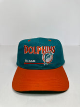 Load image into Gallery viewer, Vintage Miami Dolphins 1990s NFL Snapback Hat
