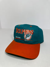 Load image into Gallery viewer, Vintage Miami Dolphins 1990s NFL Snapback Hat
