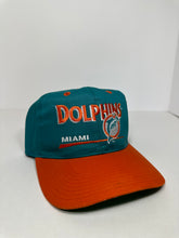 Load image into Gallery viewer, Vintage Miami Dolphins 1990s NFL Snapback Hat
