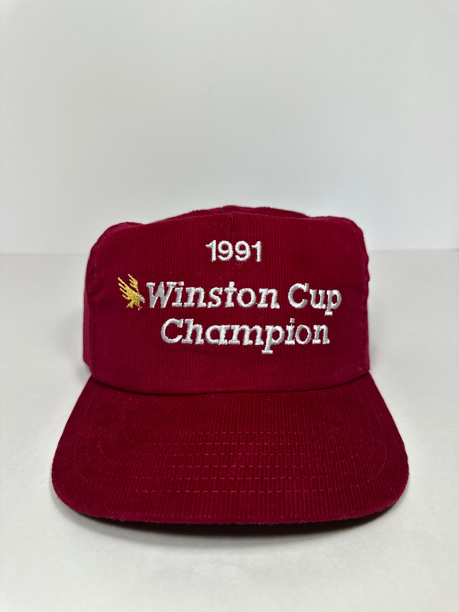 Vintage 1991 Winston Cup Champion Dale Earnhardt Corduroy Snapback